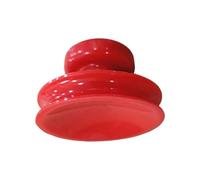 TTETTZ Sound Bowl Suction Cup Buddha Singing Bowl Holder Suction Tool Lifting Handle Silicone Attachment Suitable for Meditation Rooms Spiritual Centers Soun, Red