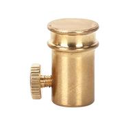 TTETTZ Tuning Fork Cover Universal Compact Professional Multi-purpose for Mindfulness Tool Removable Fits 6mm, gold 1.5x2.2x1.4cm