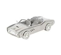 TTETTZ Vehicle Stainless Steel Sports Car Model With Electroplated Finish And Rotatable Wheels Suitable For Desk Decor Display Cabinet Collection