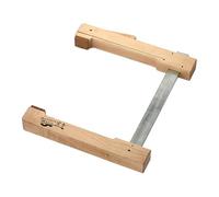 TTETTZ Violin Edge Clamp Wooden F Clamp Luthier Repair Tool Guitar Violin Accessory And Stable Construction Suitable for Workshop Home Studio Handcra, larynx 19cm