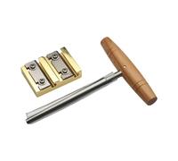 TTETTZ Violin Peg Shave Cutter Violin Peg Reamer Financing Tool for Conformation with Wooden Mango 1:26 Violin Tools Set, gold