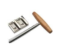 TTETTZ Violin Peg Shave Cutter Violin Peg Reamer Financing Tool for Conformation with Wooden Mango 1:26 Violin Tools Set, argent