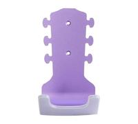 TTETTZ Wall Hook for Guitar No Drill Option for Ukulele and Violin Instruments, Violet
