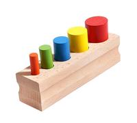 TTETTZ Wooden Cylinder Blocks for Kids Learning And Development