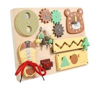 TTETTZ Wooden Sensory Toy Activity Board Christmas Birthday Toddler Children Busy Board