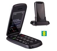 TTfone Star Big Button Basic Flip Pay as you go SOS Mobile Phone GG Grey