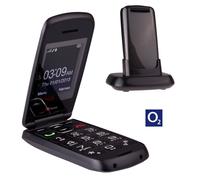 TTfone Star Big Button Flip Mobile Phone Grey O2 (Bundle) PAYG with £10 Credit