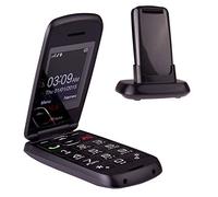 TTfone Star Big Button Simple Easy To Use Flip Mobile Phone Pay As You Go (EE with £20 Credit, Grey)