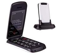 TTfone Star Clamshell Flip Mobile Phone, White