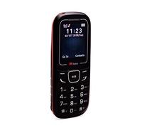 TTfone TT110 SOS Emergency Mobile Phone - Basic Simple Cheapest Senior Phone - Pay As You Go (Giff Gaff, Red)