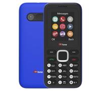TTfone TT150 Unlocked Basic Mobile Phone UK Sim Free with Bluetooth, Long Battery Life, Dual Sim with camera and games, easy to use, Pay As You Go (O2, with £0 Credit, Blue)