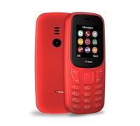 TTfone TT170 UK Sim Free Simple Feature Mobile Phone 1.8inch Screen Camera, Bluetooth Game, Alarm - Pay As You Go (EE, with £20 Credit, Red)