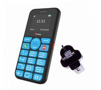 TTfone TT190 Big Button Basic Senior Unlocked Emergency Mobile Phone - Simple Cheapest Phone with Mains Charger and Vodafone Sim Card