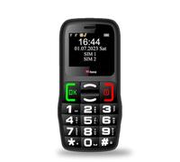 TTfone TT220 Big Button Mobile Phone for the Elderly with Emergency Assistance button, talking keys, long battery life, torch, Bluetooth, Simple easy to use (with USB Cable)