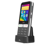 TTfone TT280 - Simple 4G Dual SIM Bar Phone with Android, 2.8" Touchscreen, Keypad, 2MP Camera, USB-C - Easy to Use Unlocked Mobile (with Dock Charger and Three Sim Card)