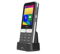 TTfone TT280 - Simple 4G Dual SIM Bar Phone with Android, 2.8" Touchscreen Pay As You Go Smartphone - Three with Dock Charger