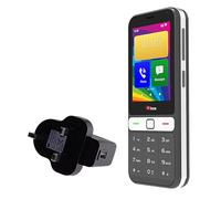 TTfone TT280 - Simple 4G Dual SIM Bar Phone with Android, 2.8" Touchscreen, Keypad, 2MP Camera, USB-C - Easy to Use Unlocked Mobile (with Mains Charger)