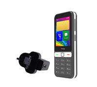 TTfone TT280 - Simple 4G Dual SIM Bar Phone with Android, 2.8" Touchscreen Pay As You Go Smartphone - Three with Mains Charger