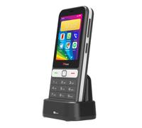TTfone TT280 - Simple 4G Dual SIM Bar Phone with Android, 2.8" Touchscreen, Keypad, 2MP Camera, USB-C - Easy to Use Unlocked Mobile (with Dock Charger)
