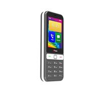 TTfone TT280 - Simple 4G Dual SIM Bar Phone with Android, 2.8" Touchscreen, Keypad, 2MP Camera, USB-C - Easy to Use Unlocked Mobile (with USB Cable)