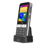 TTfone TT280 - Simple 4G Dual SIM Bar Phone with Android, 2.8" Touchscreen Pay As You Go Smartphone - Three with Dock Charger