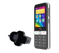 TTfone TT280 - Simple 4G Dual SIM Bar Phone with Android, 2.8" Touchscreen, Keypad, 2MP Camera, USB-C - Easy to Use Unlocked Mobile (with Mains Charger)