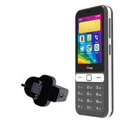 TTfone TT280 - Simple 4G Dual SIM Bar Phone with Android, 2.8" Touchscreen, Keypad, 2MP Camera, USB-C - Easy to Use Unlocked Mobile (with Mains Charger and O2 Sim Card)