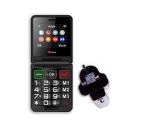 TTfone TT660 Flip Mobile Phone Big Buttons for Seniors SOS Pay as you go