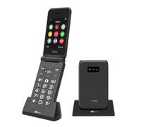 TTfone TT760 Flip 4G Big Button Mobile Phone for the Elderly with Emergency Assistance button Unlocked Basic Mobile Phone (Black, with Dock Charger)