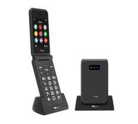 TTfone TT760 Flip 4G Big Button Mobile Phone for the Elderly with Emergency Assistance button Unlocked Basic Mobile Phone (Black, with Dock Charger)