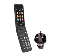 TTfone TT760 Flip 4G Big Button Mobile Phone for the Elderly with Emergency Assistance button Unlocked Basic Mobile Phone (Black, with Mains Charger)