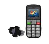 TTfone TT890 4G Senior Phone - Easy to Use Big Button Mobile Phone with Emergency Assistance Button, USB-C Charging, Bluetooth, Camera - GiffGaff with Mains Charger
