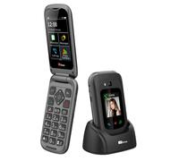 TTfone TT970 Whatsapp 4G Touchscreen Senior Big Button Flip Mobile Phone - Pay As You Go Prepaid - Easy and Simple to Use (£0 Credit, EE)