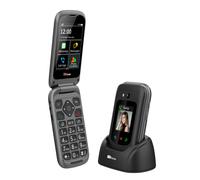 TTfone TT970 Whatsapp 4G Touchscreen Senior Big Button Flip Mobile Phone - Pay As You Go Prepaid - Easy and Simple to Use (£0 Credit, EE)