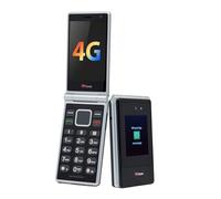 TTfone TT990 4G Flip Phone with Android 14, WhatsApp, Big Buttons & SOS 64GB - Vodafone Pay As You Go