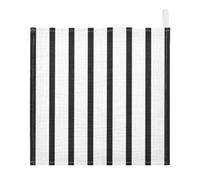 Ttgoth Black and White Stripes Baby Muslin Washcloths, 5 Pack 4-Layer Cotton Face Towels with Hanging Loop, Soft Absorbent Wash Cloths for Newborns, 30 x 30 cm