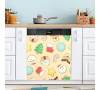Ttgoth Christmas Candy Dishwasher Magnet Cover Decorative Magnetic Dish Washer Front Door Cover Panel Decal Trimmable Magnet Sticker for Kitchen Appliance Decor 23 x 26 Inch