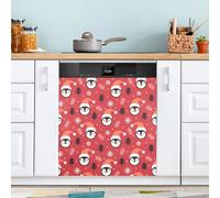 Ttgoth Christmas Penguin Dishwasher Magnet Cover Decorative Magnetic Dish Washer Front Door Cover Panel Decal Trimmable Magnet Sticker for Kitchen Appliance Decor 23 x 26 Inch