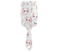 Ttgoth Cute Axolotl Pattern Hair Brush for Women & Men Anti Static Air Cushion Comb Paddle Detangler Hairbrush Detangling Brush for Curly, Straight, Wet or Dry Hair