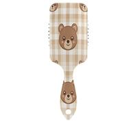 Ttgoth Cute Bear Hair Brush for Women & Men Anti Static Air Cushion Comb Paddle Detangler Hairbrush Detangling Brush for Curly, Straight, Wet or Dry Hair