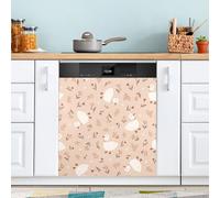 Ttgoth Cute Goose Dishwasher Magnet Cover Decorative Magnetic Dish Washer Front Door Cover Panel Decal Trimmable Magnet Sticker for Kitchen Appliance Decor 23 x 26 Inch