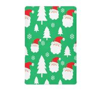 Ttgoth Cute Santa Claus Cot Sheet Boys Girls Soft & Breathable Fitted Crib Sheet for Toddler Bed Mattress & Baby Bedside Crib Mattress, 68x99 cm
