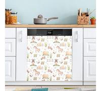 Ttgoth Farm Animals Dishwasher Magnet Cover Decorative Magnetic Dish Washer Front Door Cover Panel Decal Trimmable Magnet Sticker for Kitchen Appliance Decor 23 x 26 Inch