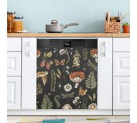 Ttgoth Forest Animals Dishwasher Magnet Cover Decorative Magnetic Dish Washer Front Door Cover Panel Decal Trimmable Magnet Sticker for Kitchen Appliance Decor 23 x 26 Inch