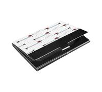 Ttgoth French Dachshund Dogs Business Card Holder for Men Women PU Leather & Stainless Steel Name Card Case Pocket Wallet ID Case for Travel and Work