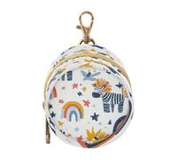 Ttgoth Pacifier Holder for Diaper Bag & Stroller Cute Zebra Portable Pacifier Case with Clip & Zipper Travel Binky Holder Pouch Baby Essentials for Boys & Girls