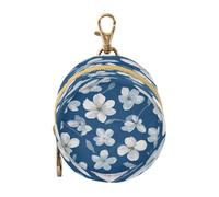 Ttgoth Pacifier Holder for Diaper Bag & Stroller Flower Pattern Portable Pacifier Case with Clip & Zipper Travel Binky Holder Pouch Baby Essentials for Boys & Girls