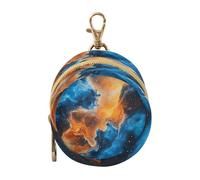 Ttgoth Pacifier Holder for Diaper Bag & Stroller Space Pattern Portable Pacifier Case with Clip & Zipper Travel Binky Holder Pouch Baby Essentials for Boys & Girls