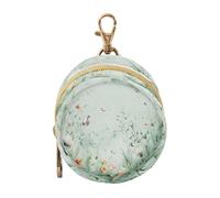 Ttgoth Pacifier Holder for Diaper Bag & Stroller Wildflowers and Butterflies Portable Pacifier Case with Clip & Zipper Travel Binky Holder Pouch Baby Essentials for Boys & Girls