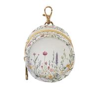 Ttgoth Pacifier Holder for Diaper Bag & Stroller Wildflowers Portable Pacifier Case with Clip & Zipper Travel Binky Holder Pouch Baby Essentials for Boys & Girls